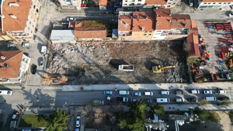 Çorum’da eski itfaiye alanı otoparka dönüştürülüyor