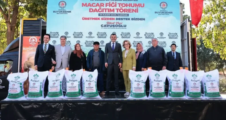 Denizli Büyükşehir’den üreticilere Macar fiği desteği