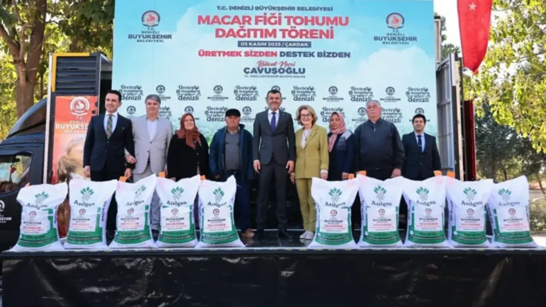 Denizli Büyükşehir’den üreticilere Macar fiği desteği