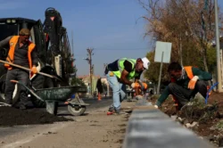 Diyarbakır Büyükşehir’den Karacadağ Caddesi’ne estetik dokunuş