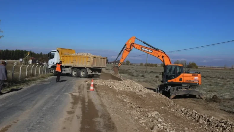 Eskişehir’de 30 kilometrelik yol yenileniyor