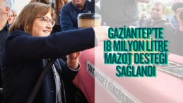 Gaziantep’te çiftçiye 18 milyon litre mazot desteği