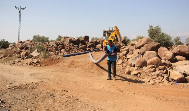Hatay’da 25 yıllık içme suyu şebekesi yenilendi