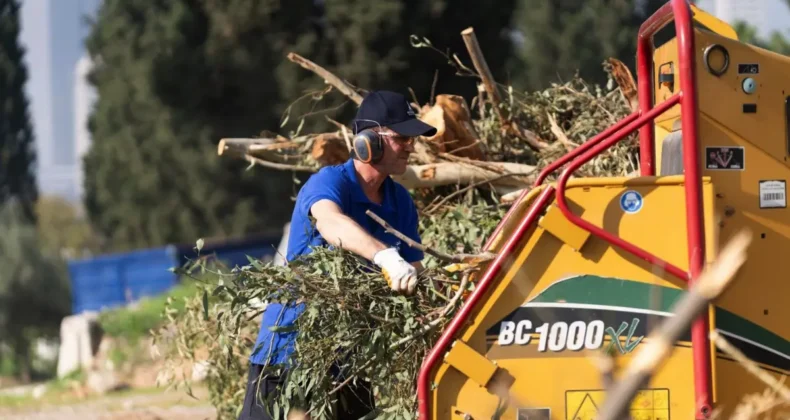 İzmir’de yeşil atıklar kompost gübreye dönüştürülüyor