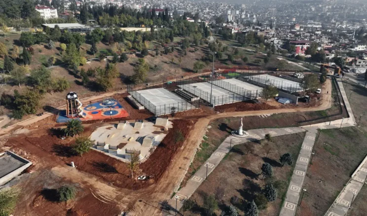 Kahramanmaraş’ın ilk Spor Vadisi hızla yükseliyor