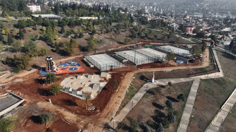 Kahramanmaraş’ın ilk Spor Vadisi hızla yükseliyor