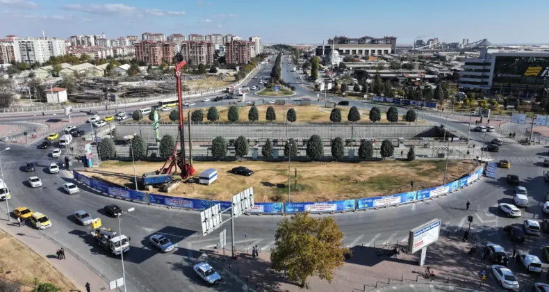 Konya’da Otogar Kavşağı yenileniyor