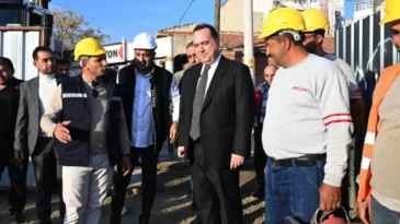 Manisa’da kentsel dönüşüm çalışmaları sürüyor