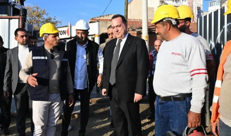 Manisa’da kentsel dönüşüm çalışmaları sürüyor