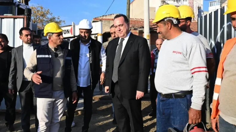 Manisa’da kentsel dönüşüm çalışmaları sürüyor