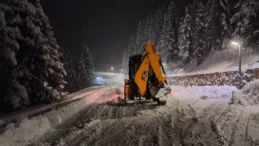 Ordu Büyükşehir’in ilk kar mesaisi başladı