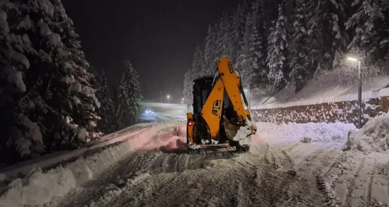 Ordu Büyükşehir’in ilk kar mesaisi başladı