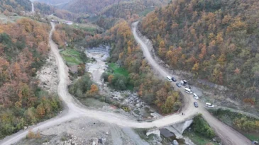Samsun’da 4 ilçe kesişimi yol, 1,5 saatten 30 dakikaya indi
