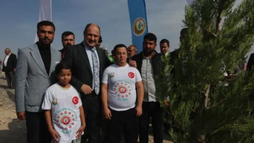 Şanlıurfa’da fidanlar toprakla buluştu