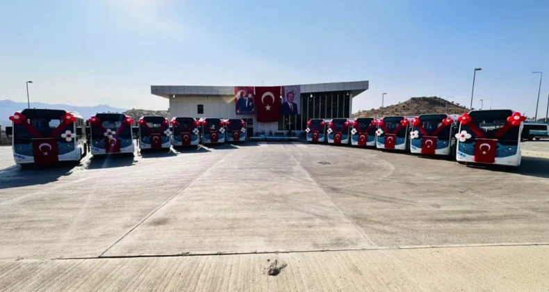 Şırnak’ta 12 halk otobüsü hizmete alındı