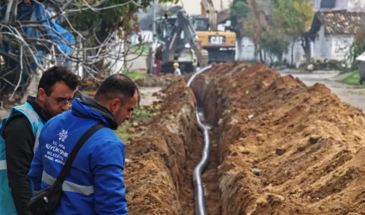 Aydın’ın tüm ilçelerinde altyapı çalışmaları sürüyor