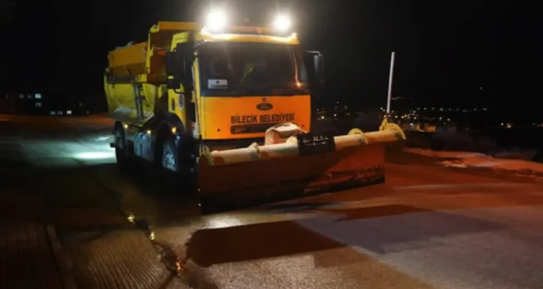 Bilecik Belediyesi karla mücadeleye hazır