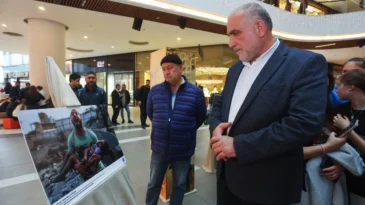 Canik Belediyesi Filistin’deki zulmü fotoğraf kareleriyle aktardı