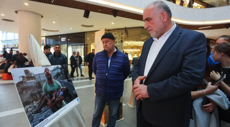 Canik Belediyesi Filistin’deki zulmü fotoğraf kareleriyle aktardı
