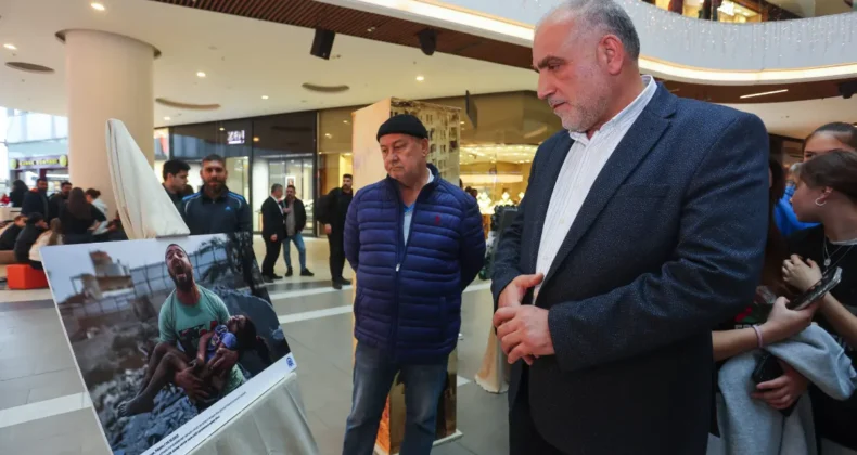 Canik Belediyesi Filistin’deki zulmü fotoğraf kareleriyle aktardı