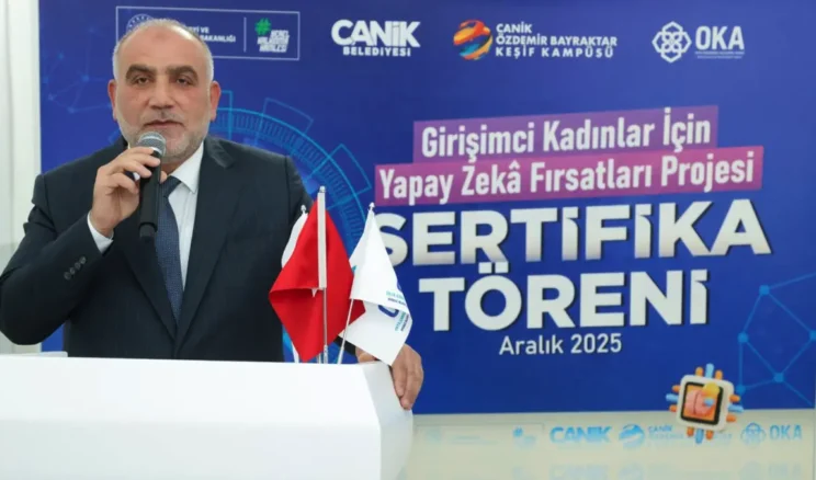 Canik’te yapay zeka öğrenen kadınların eğitimi tamamlandı