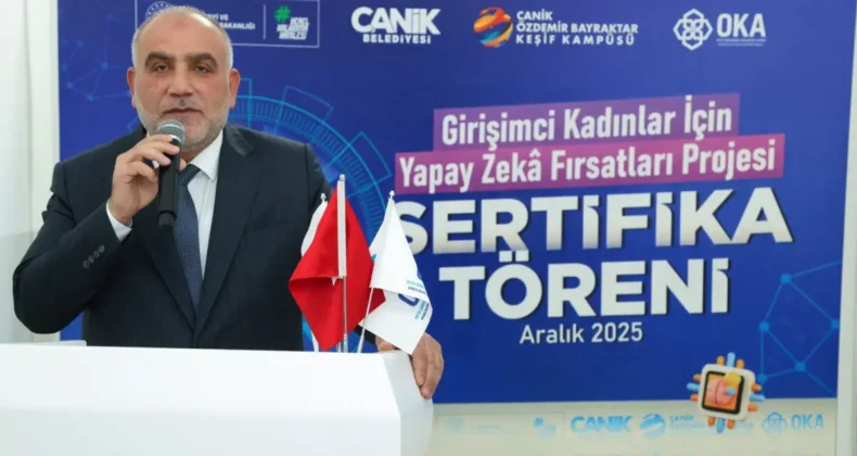 Canik’te yapay zeka öğrenen kadınların eğitimi tamamlandı