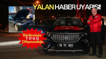 Yalan haberle TOGG’un hedef alınmasına belediyeden açıklama