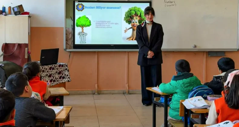 Diyarbakır’da öğrencilere çevre bilinci eğitimi veriliyor