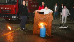 Giresun’da öğrencilere yangın güvenliği eğitimi verildi