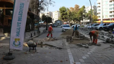 Haliliye Belediyesi cadde ve sokakları yeniliyor