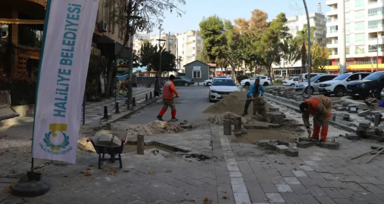Haliliye Belediyesi cadde ve sokakları yeniliyor