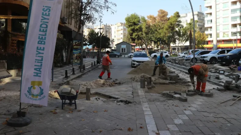 Haliliye Belediyesi cadde ve sokakları yeniliyor