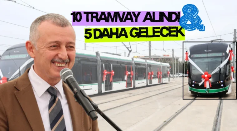 Kocaeli’de raylı sistem müjdesi! 15 tramvay daha…