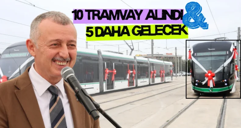 Kocaeli’de raylı sistem müjdesi! 15 tramvay daha…