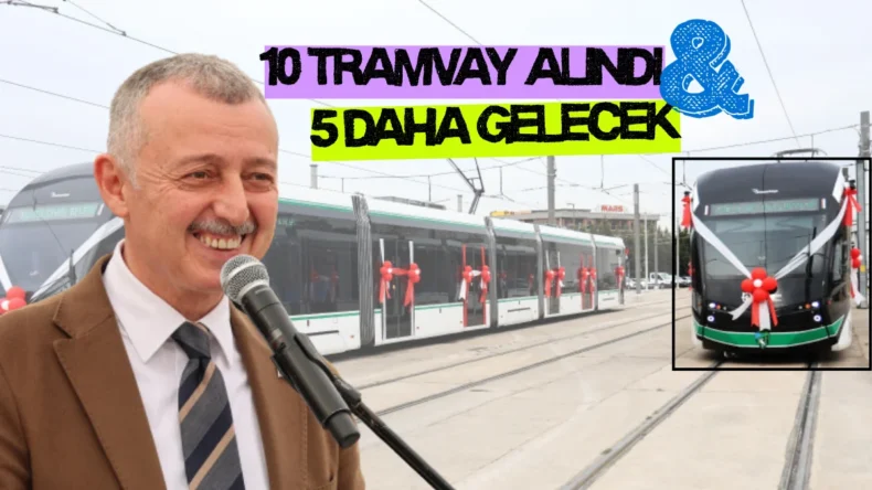Kocaeli’de raylı sistem müjdesi! 15 tramvay daha…