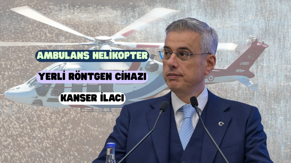 Sağlık Bakanı Prof.Dr.Kemal Memişoğlu, sağlık teknolojisinde yerliliğin önemine değinerek müjdeleri