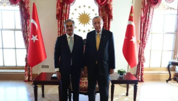 Başkan Alemdar Cumhurbaşkanı Erdoğan’ı ziyaret etti! Su zirvesi…