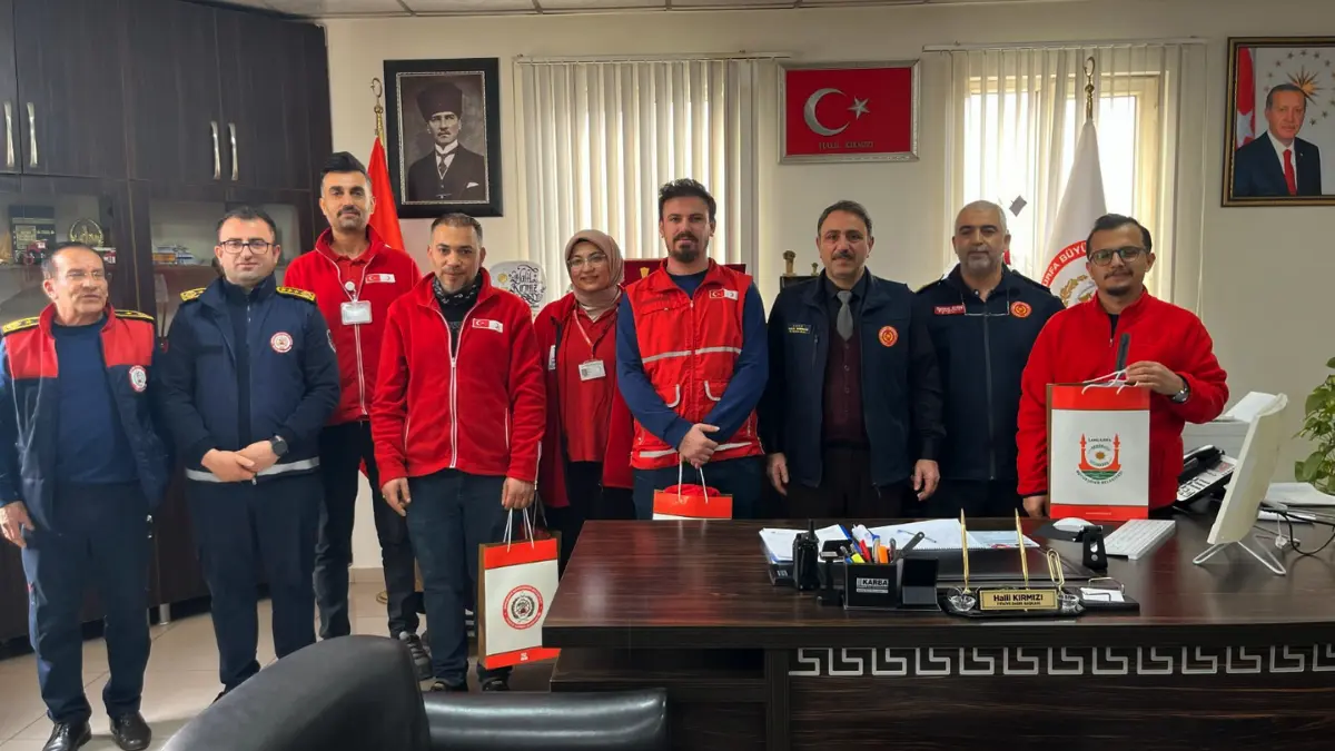 Şanlıurfa Büyükşehir Belediyesi İtfaiye Dairesi Başkanlığı ile Türk Kızılay Şanlıurfa
