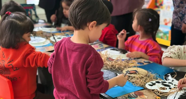 Sincan’ın belediye kreşlerinde öğrenciler uzayla tanışıyor