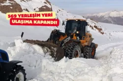 Van kırsalında karla mücadele seferberliği