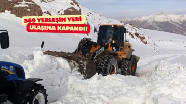 Van kırsalında karla mücadele seferberliği