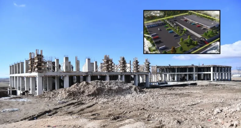 Van’da yeni otobüs terminali inşaatı sürüyor