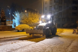 Bayburt’ta karla mücadele çalışması sürüyor