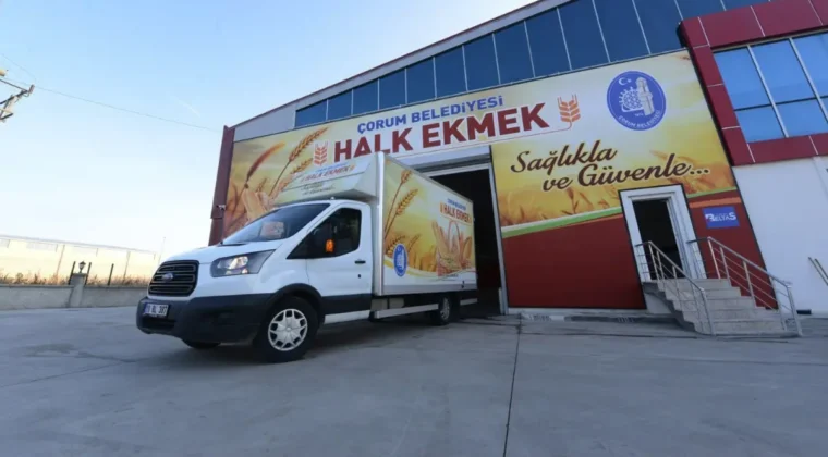 Çorum Halk Ekmek 2025’te 13,3 milyon ekmek üretti
