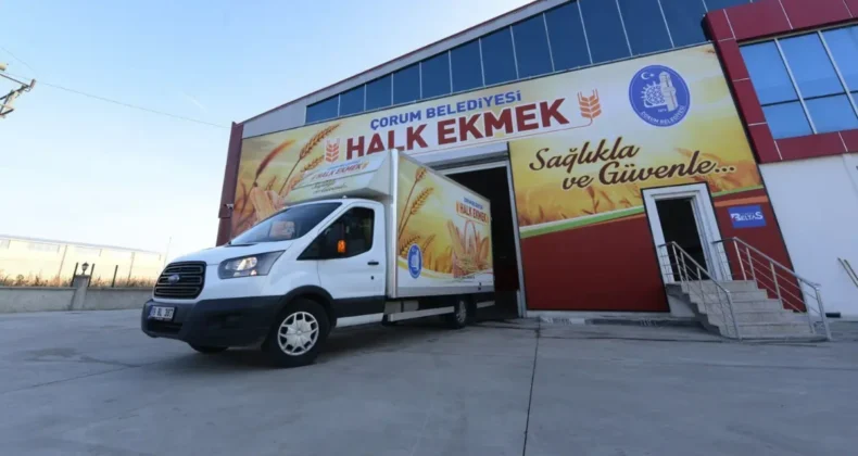 Çorum Halk Ekmek 2025’te 13,3 milyon ekmek üretti