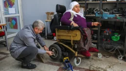 Diyarbakır’da tekerlekli sandalyeler ücretsiz tamir ediliyor
