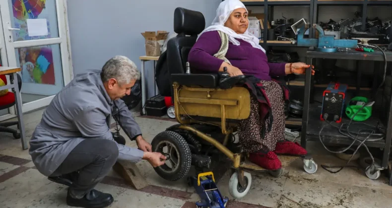 Diyarbakır’da tekerlekli sandalyeler ücretsiz tamir ediliyor