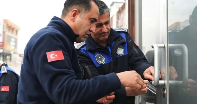 Etimesgut zabıtası tarafından bir işletme mühürlendi