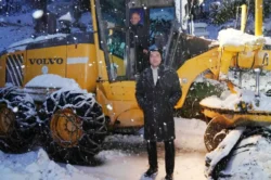 Giresun’da Başkan Köse karla mücadele ekiplerini yalnız bırakmadı