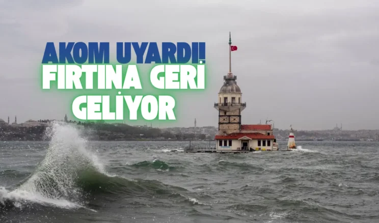 İstanbul için uyarı yenilendi! Hızı 90 km’ye ulaşacak…